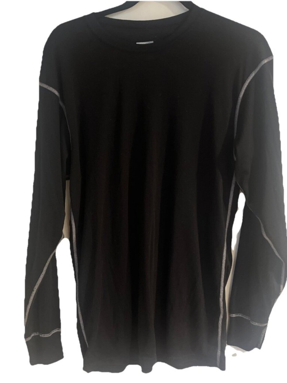 Polar Max Mens Black Long Sleeve base layer  Made in USA Size Medium M